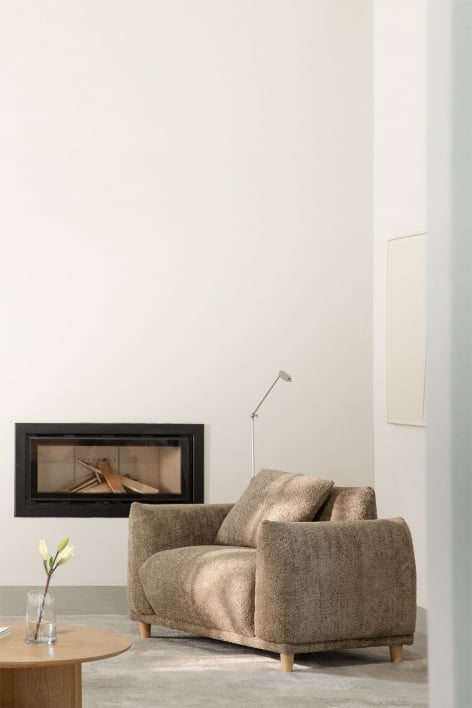 Fauteuil en bouclé Eracli