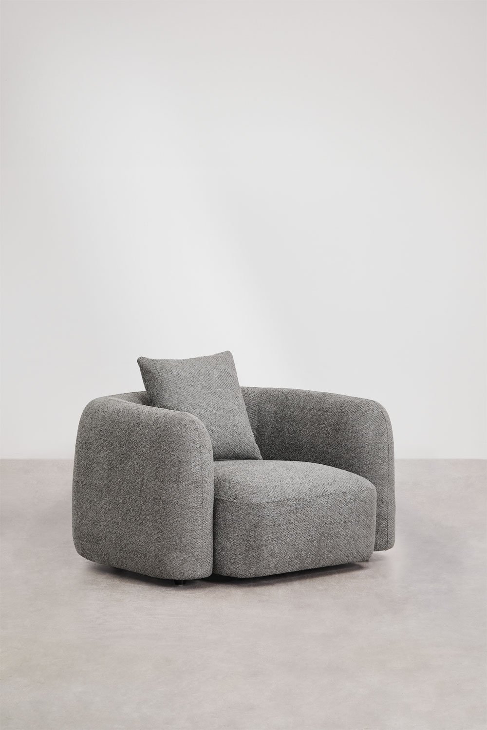Fauteuil Coco en chenille, image de la galerie 3