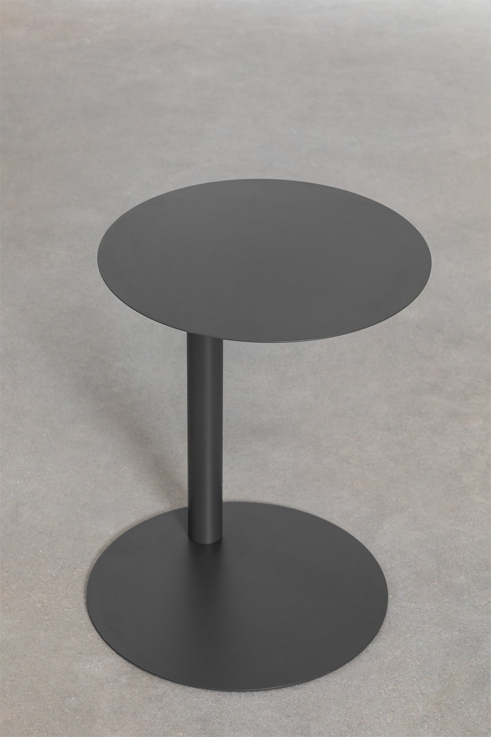 Table d'appoint ronde Ø40 cm en acier inoxydable Yannik, image de la galerie 3