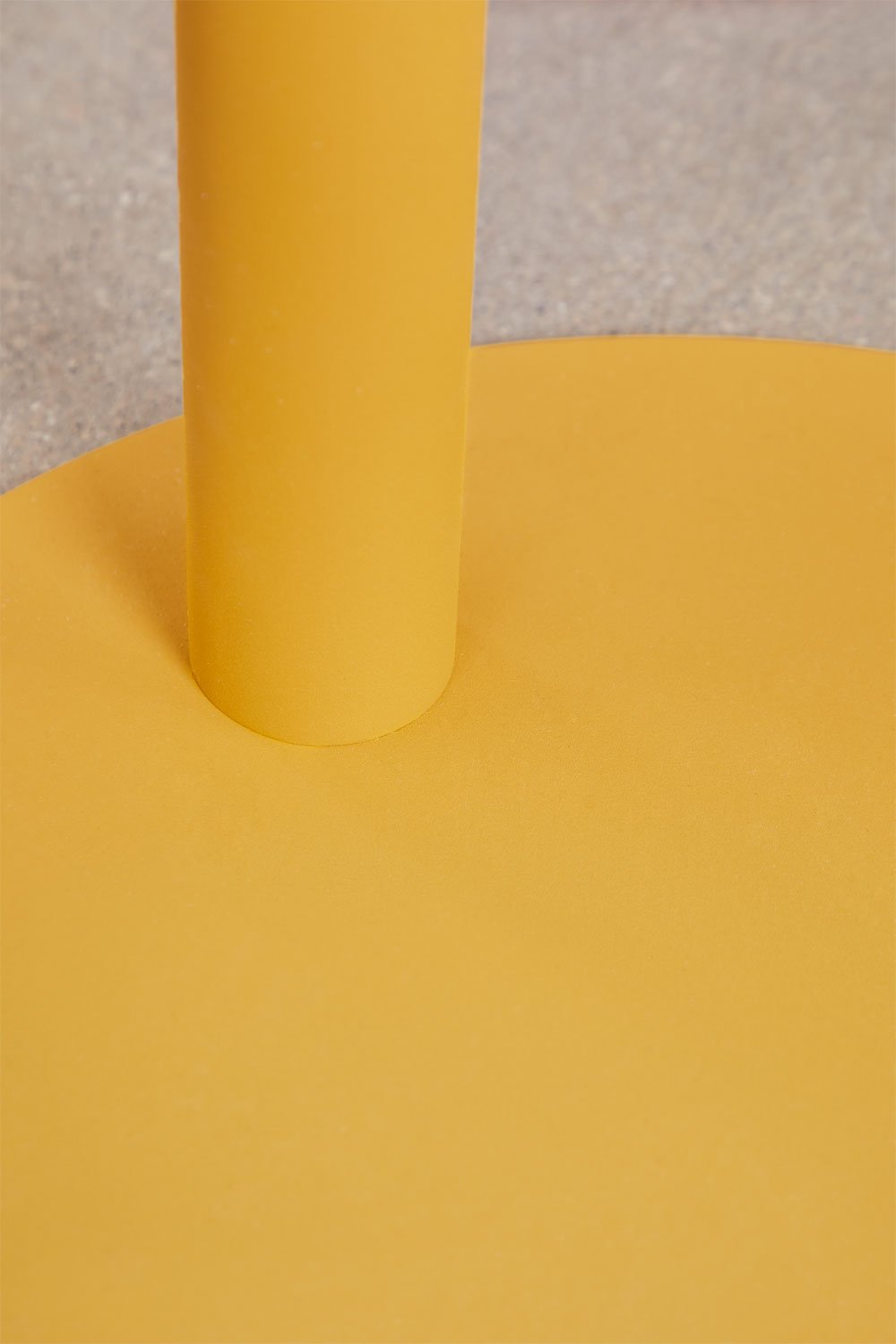 Table d'appoint ronde Ø40 cm en acier inoxydable Yannik, image de la galerie 5