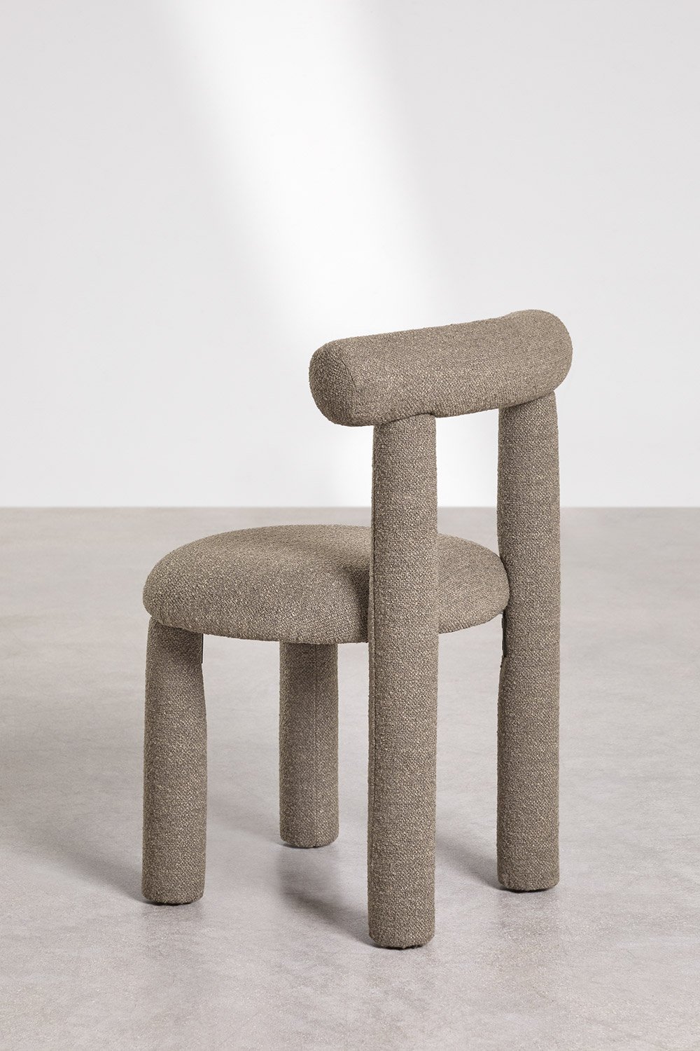 Chaise de salle à manger en tissu bouclé Gia, image de la galerie 5