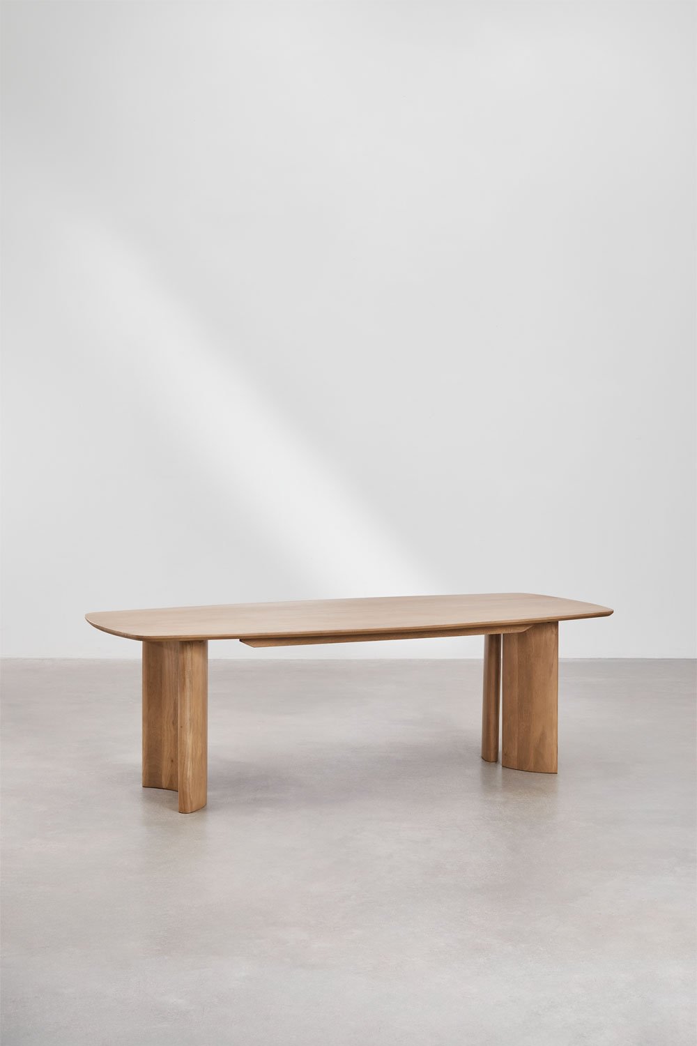 Table de salle à manger rectangulaire en bois de manguier Sidney, image de la galerie 2