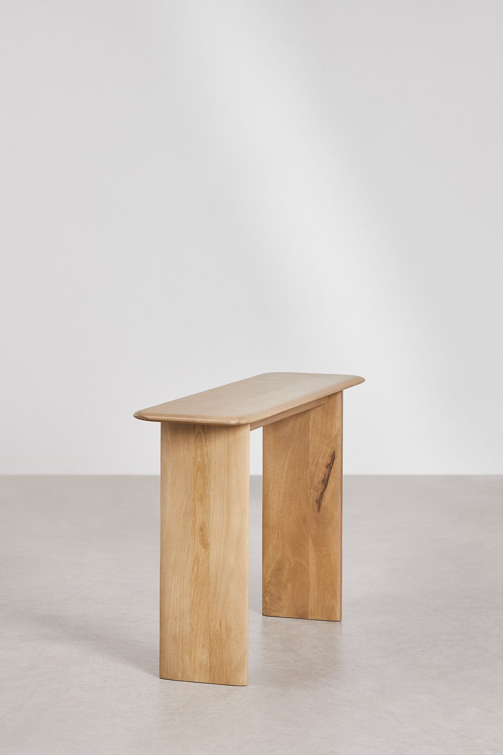 Console d'entrée 120x35 cm en bois de manguier Miller, image de la galerie 4