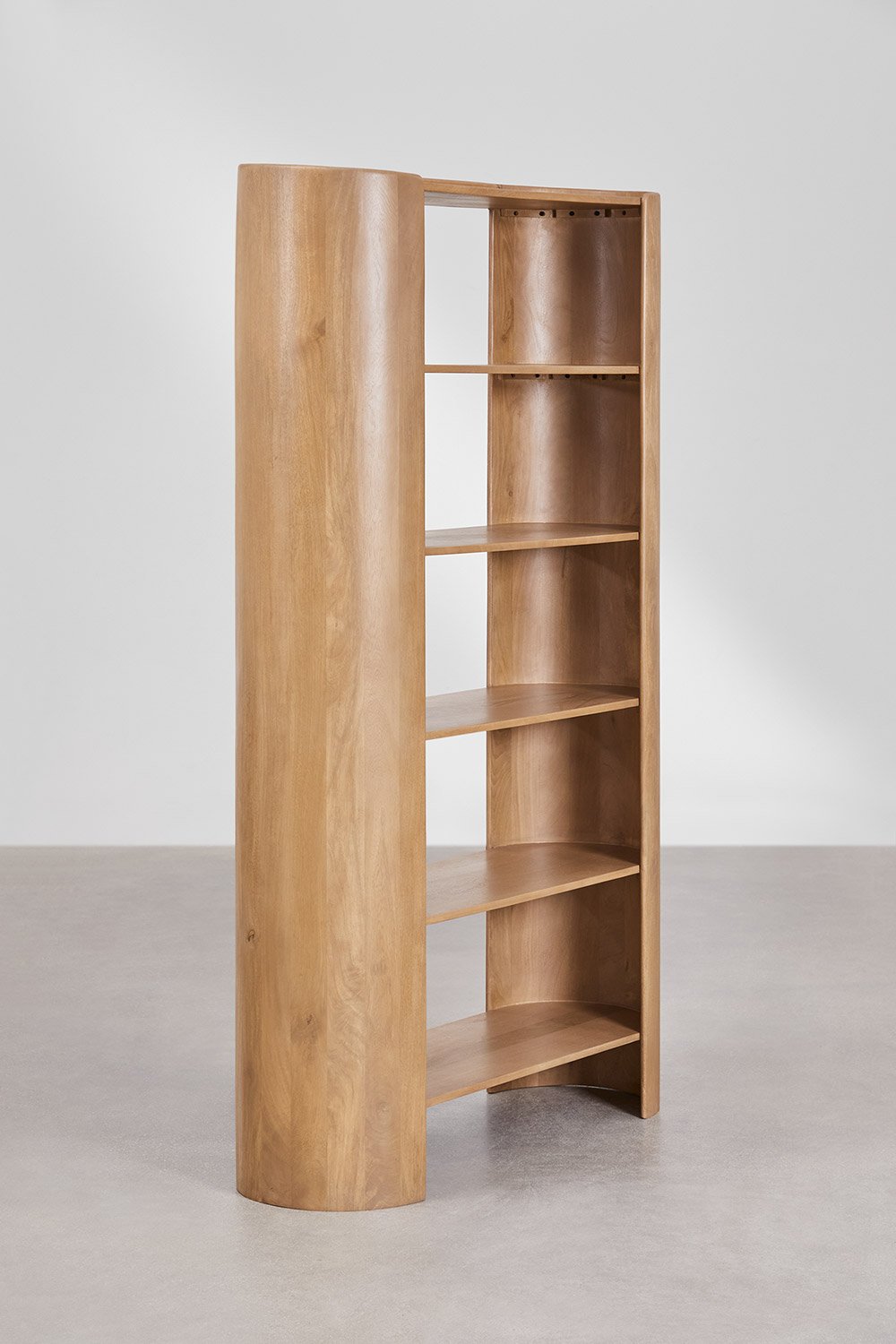 Étagère 110x190 cm à 6 étagères en bois de manguier Sidney, image de la galerie 4