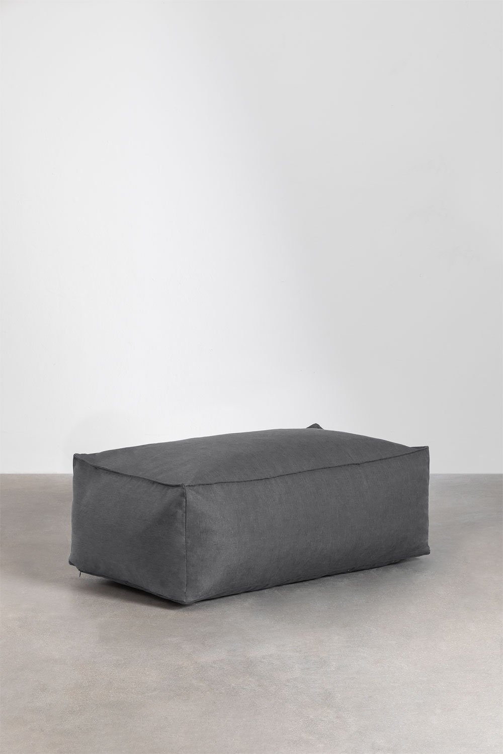 Pouf 110x65 cm en tissu Dojans, image de la galerie 2