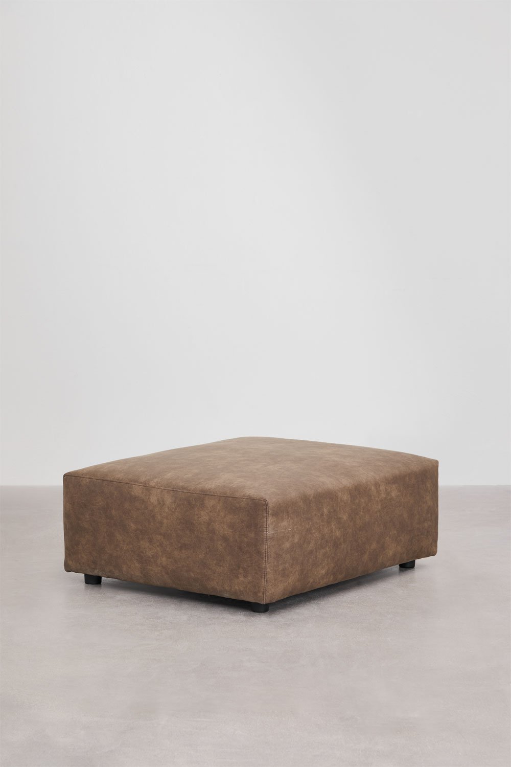 Canapé modulaire avec méridienne d'angle gauche 3 pièces avec pouf ↔︎450 cm Bruna, image de la galerie 9