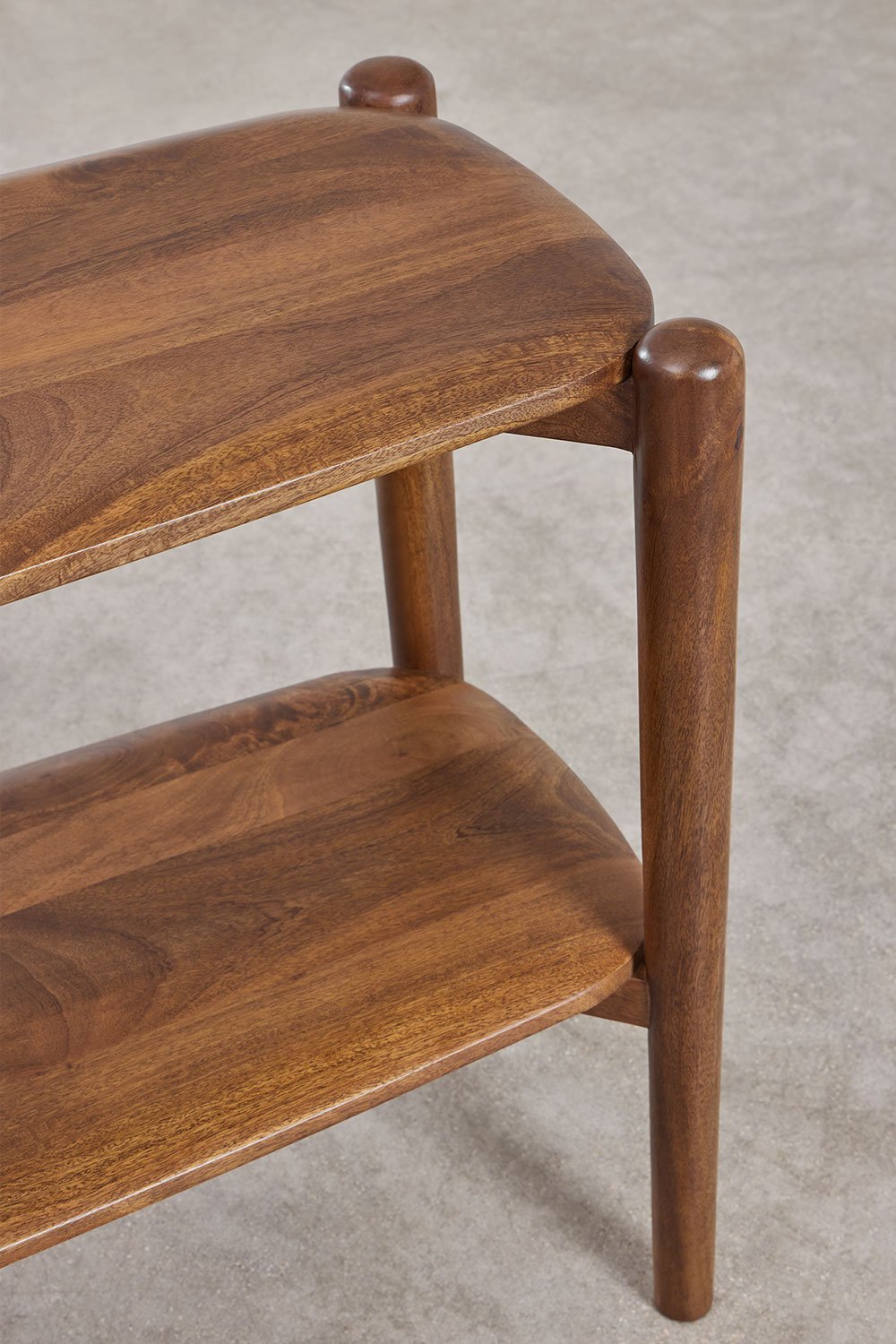 Console d'entrée 130x40 cm en bois de manguier Gina, image de la galerie 5