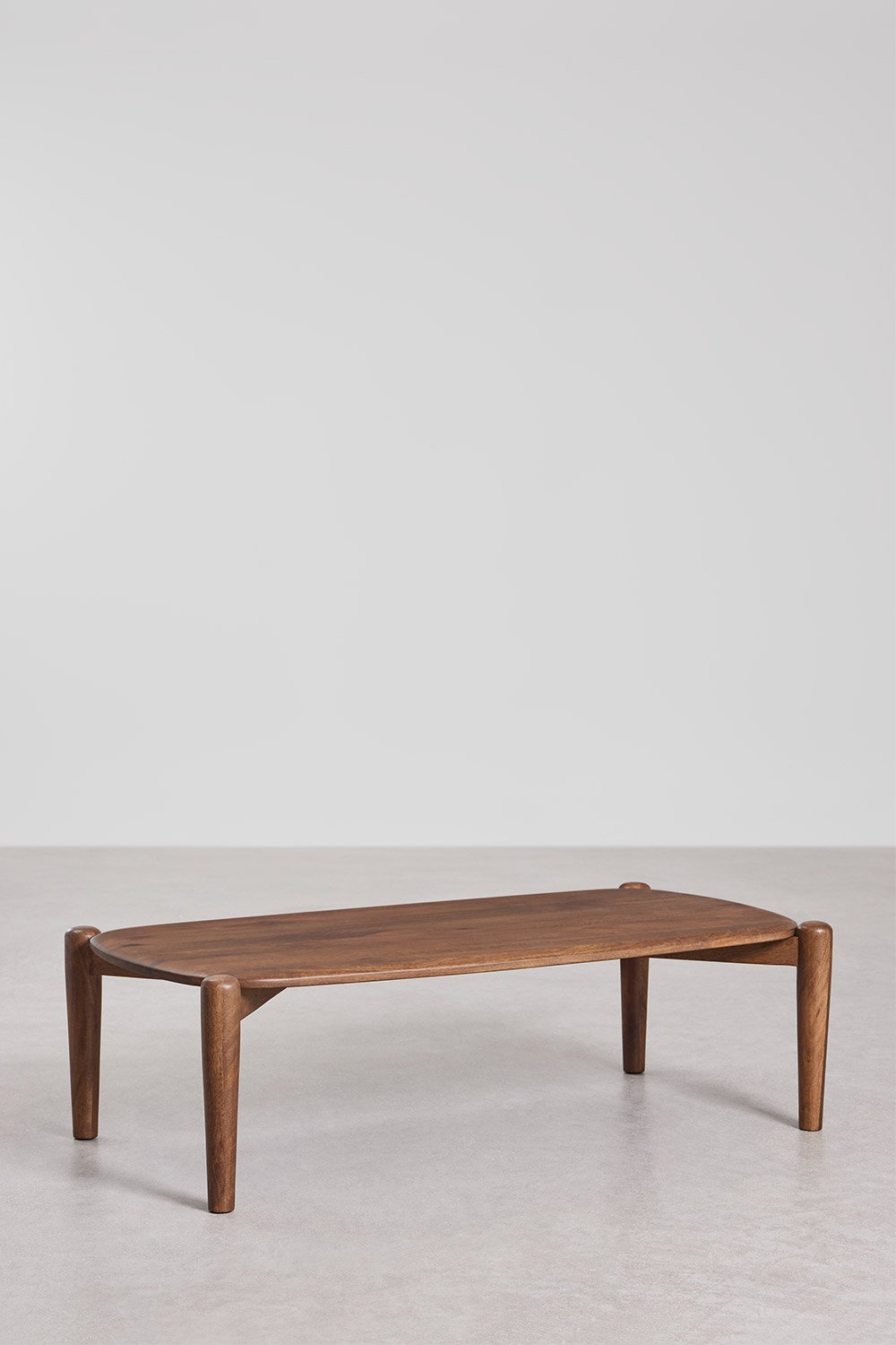 Table basse rectangulaire 120X60 cm en bois de manguier Gina, image de la galerie 3
