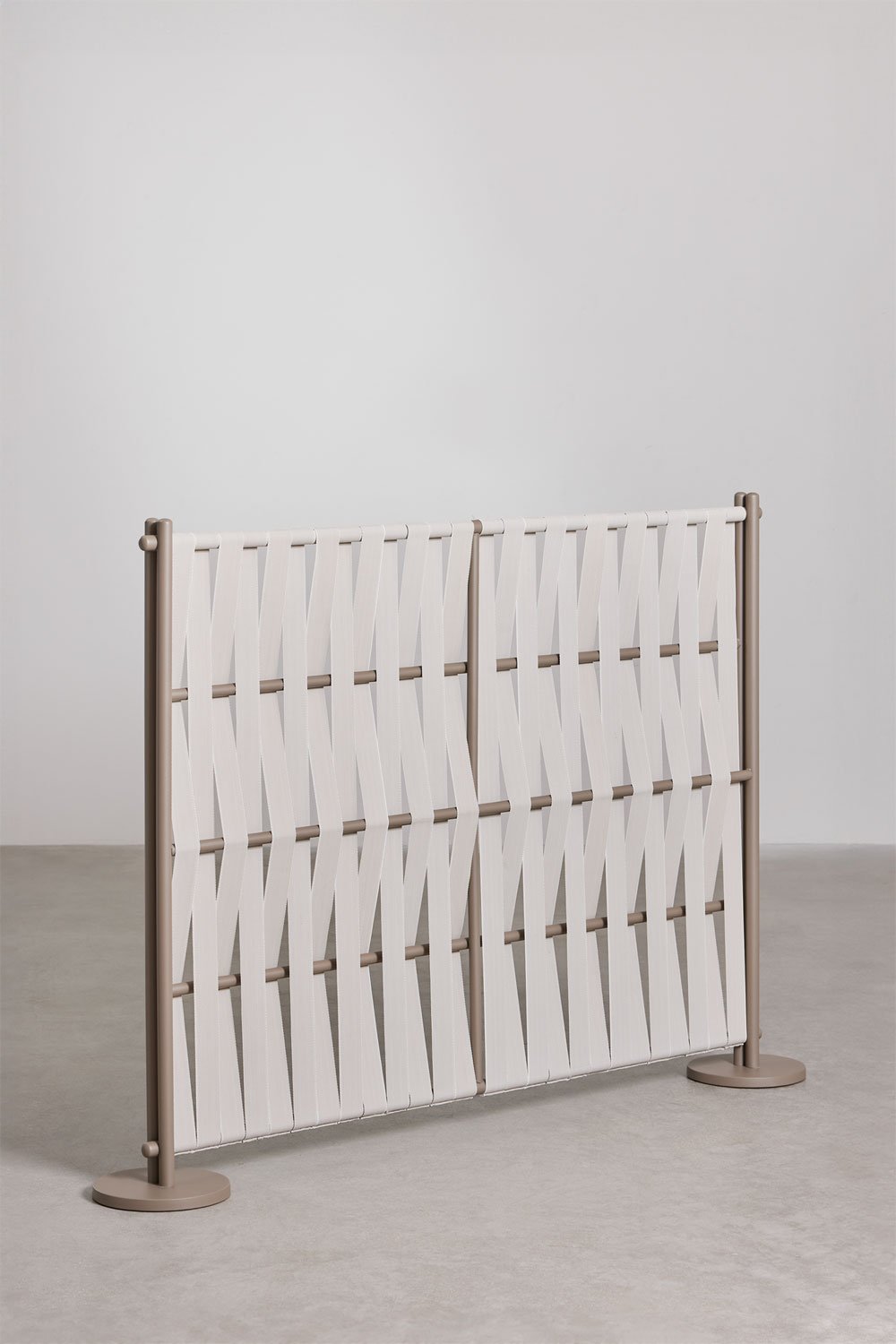 Lot de 2 paravents de jardin en aluminium et corde Tunas, image de la galerie 3