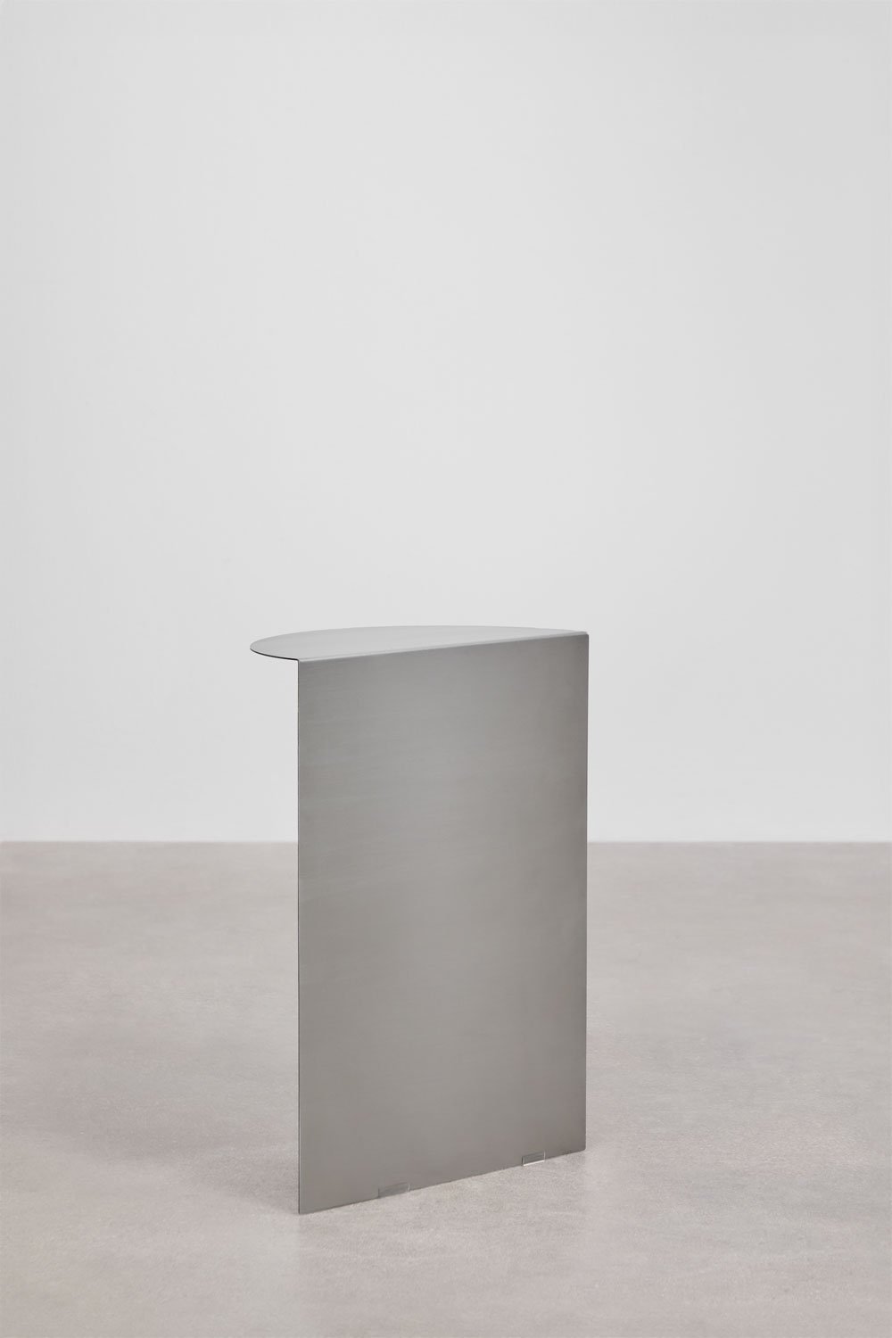 Table d'appoint 40x20 cm en acier inoxydable Nadina, image de la galerie 4
