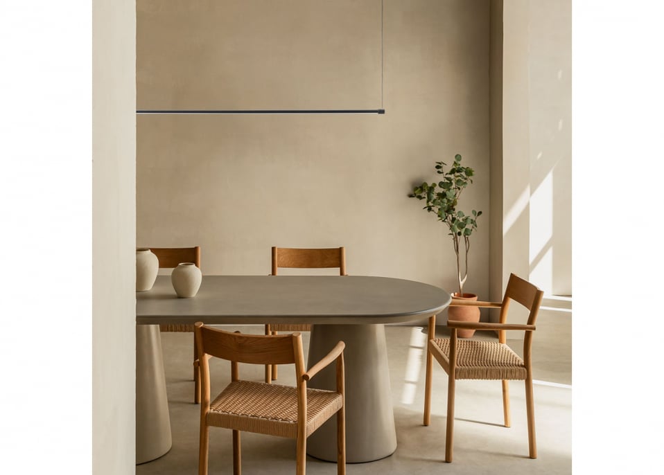 Plafonnier LED Linéaire en Métal (122 cm) Bergene