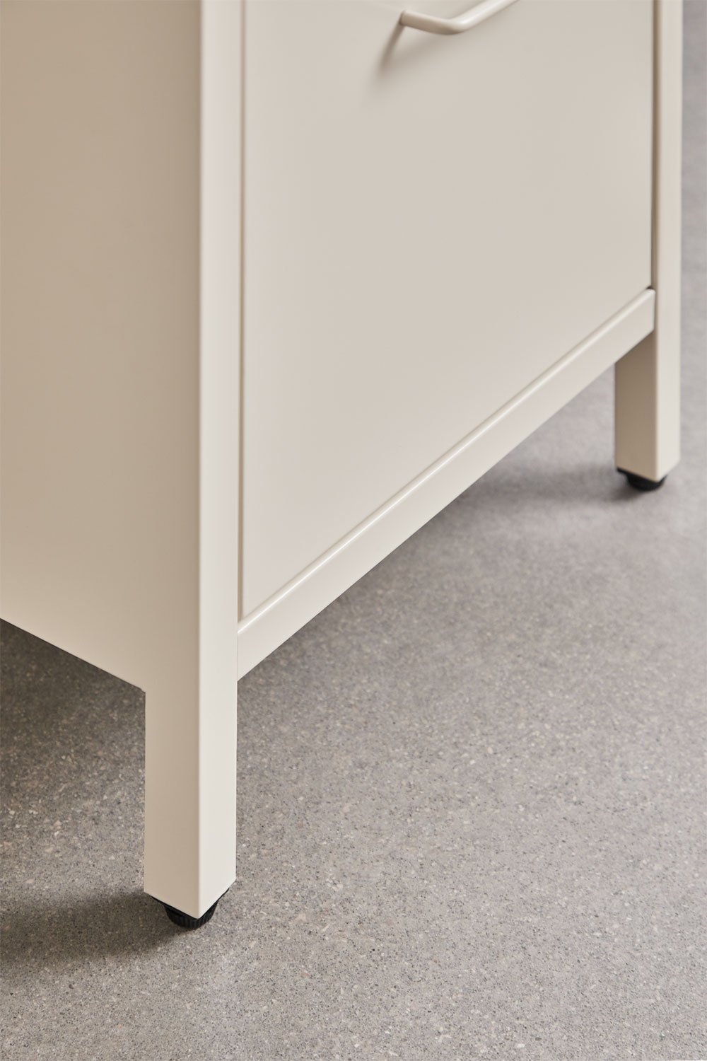 Set de bureau avec tiroirs, caisson et étagère en acier Janine, image de la galerie 6