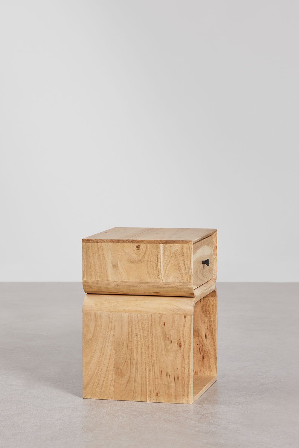 Table de chevet en bois Ferni 40x35 cm  , image de la galerie 4