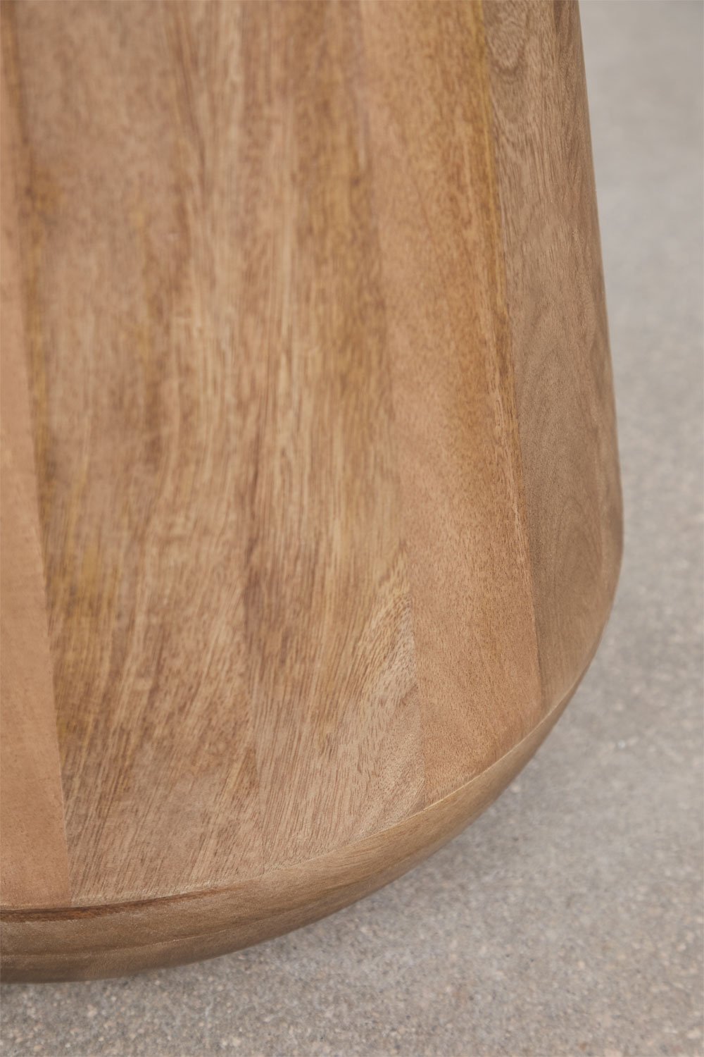Table d'appoint ronde Ø50 cm en bois de manguier Naiara, image de la galerie 5