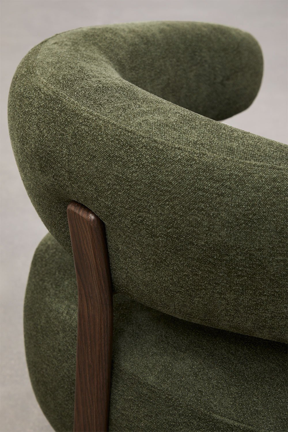 Fauteuil en tissu chenille et fer Jolie, image de la galerie 7