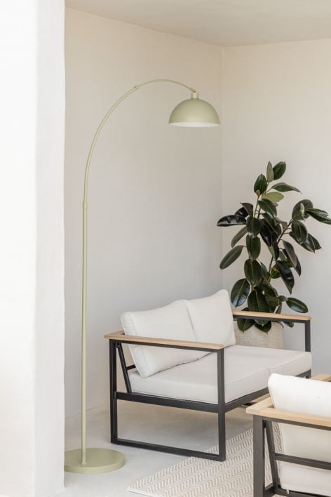 Lampadaire d'extérieur en fer Diala