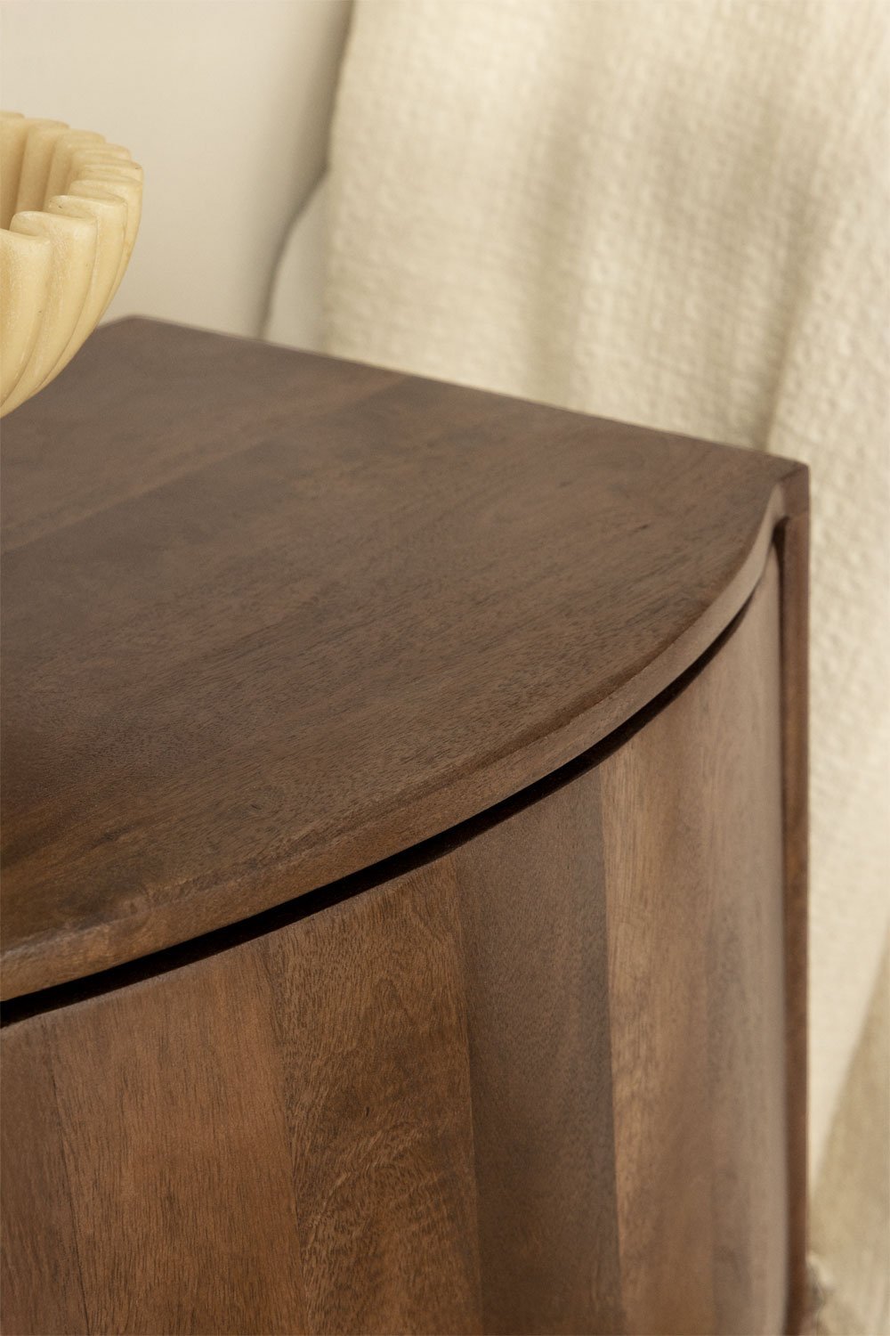 Table de chevet en bois Atlanta 40x35 cm , image de la galerie 2