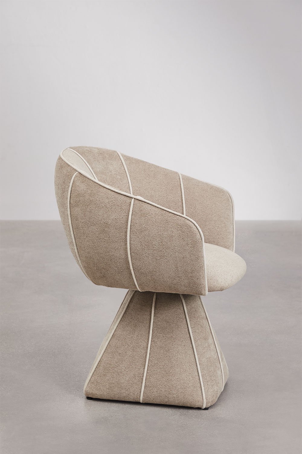 Chaise de salle à manger pivotante rembourrée Tallin, image de la galerie 5