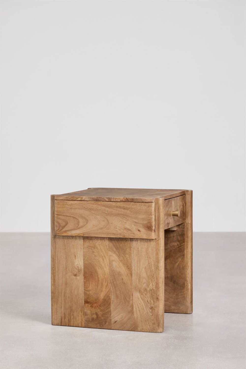 Lot de 2 tables de chevet 45x45 cm en bois de manguier Antonela, image de la galerie 4