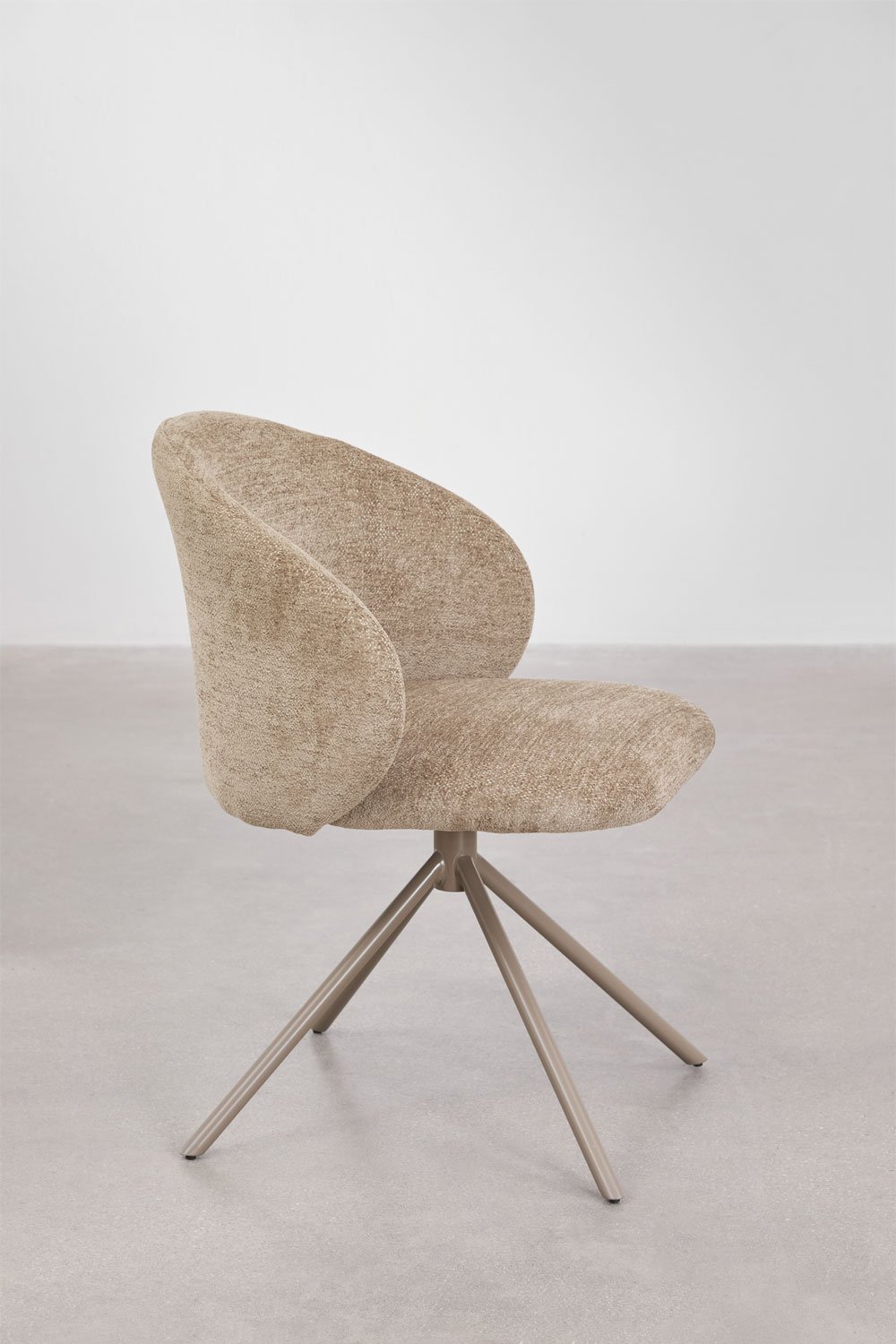 Chaise de bureau pivotante tapissée Gryon, image de la galerie 5