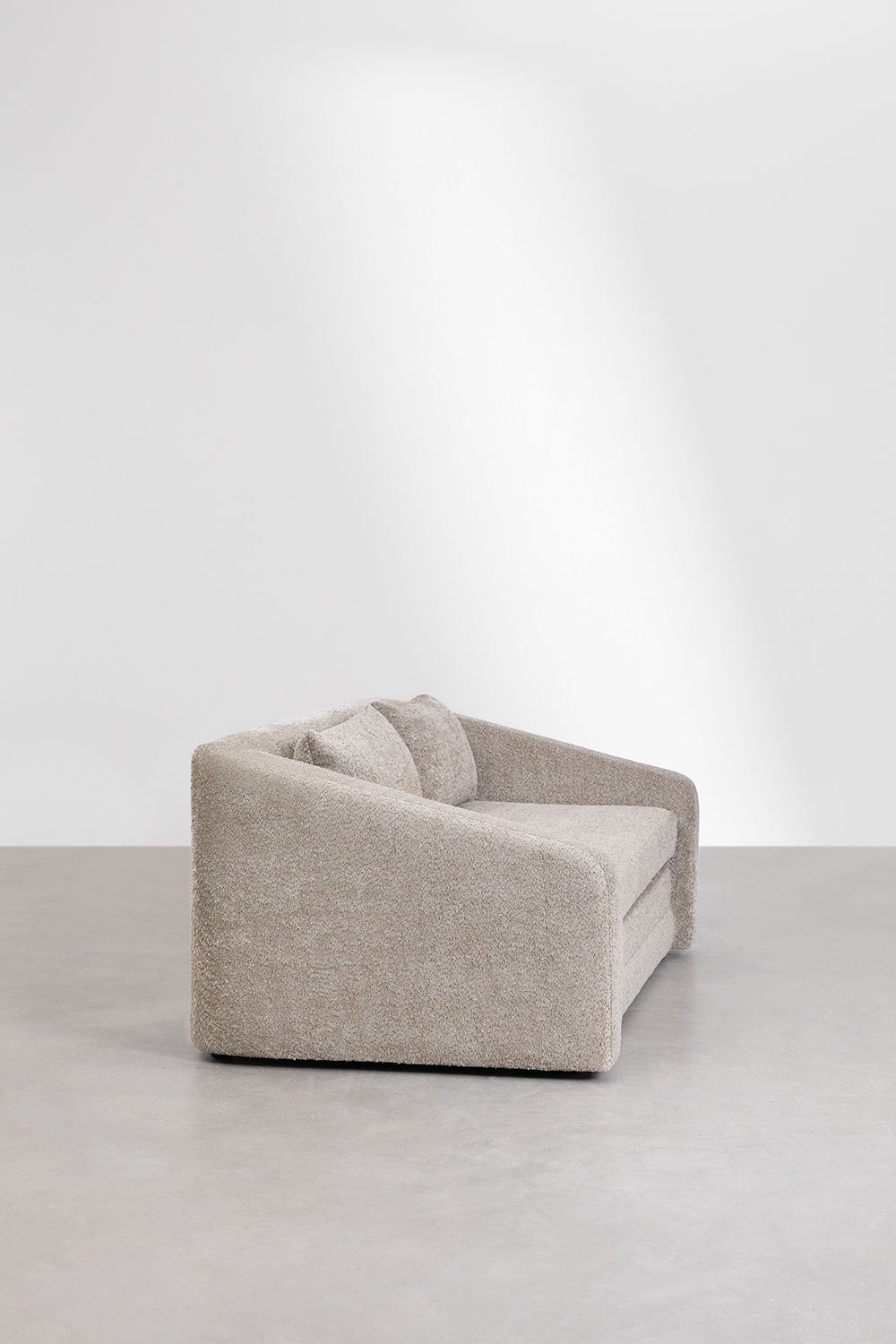 Canapé lit Dalila 2 places en tissu bouclé, image de la galerie 6