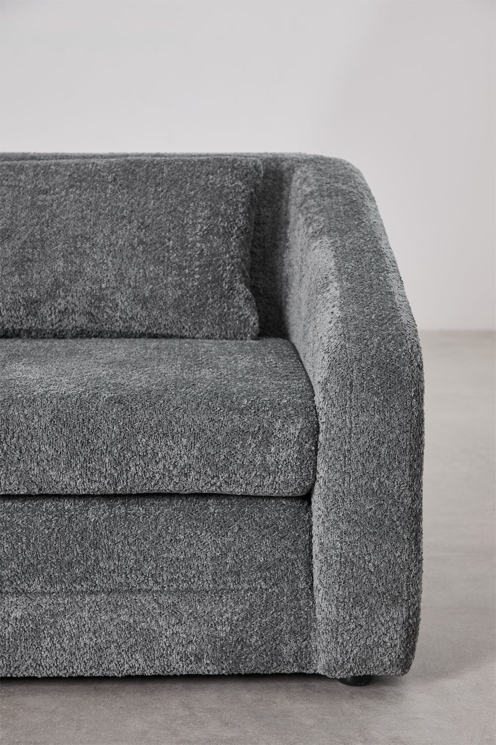 Fauteuil-lit en tissu bouclé Dalila, image de la galerie 7