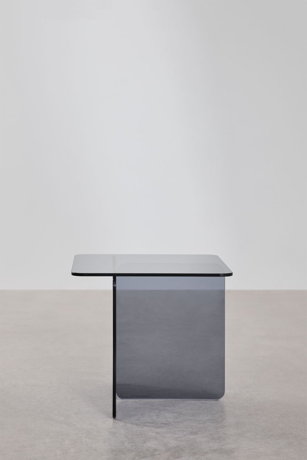Table d'appoint carrée Eliana 50x50 cm en verre trempé, image de la galerie 4