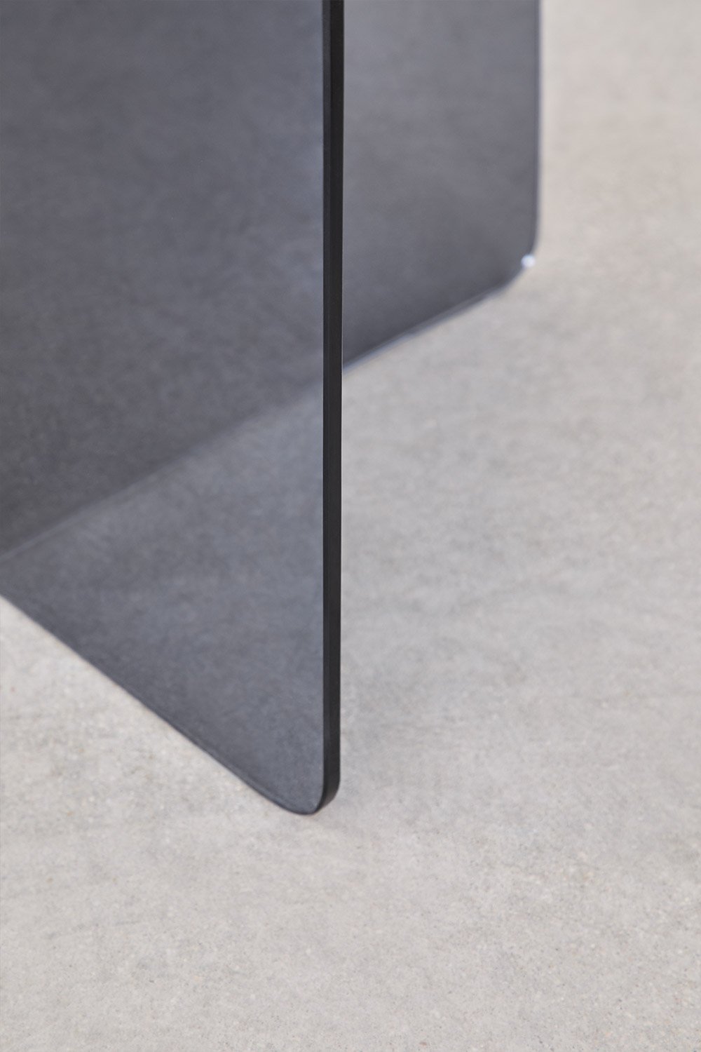 Table d'appoint carrée Eliana 50x50 cm en verre trempé, image de la galerie 7