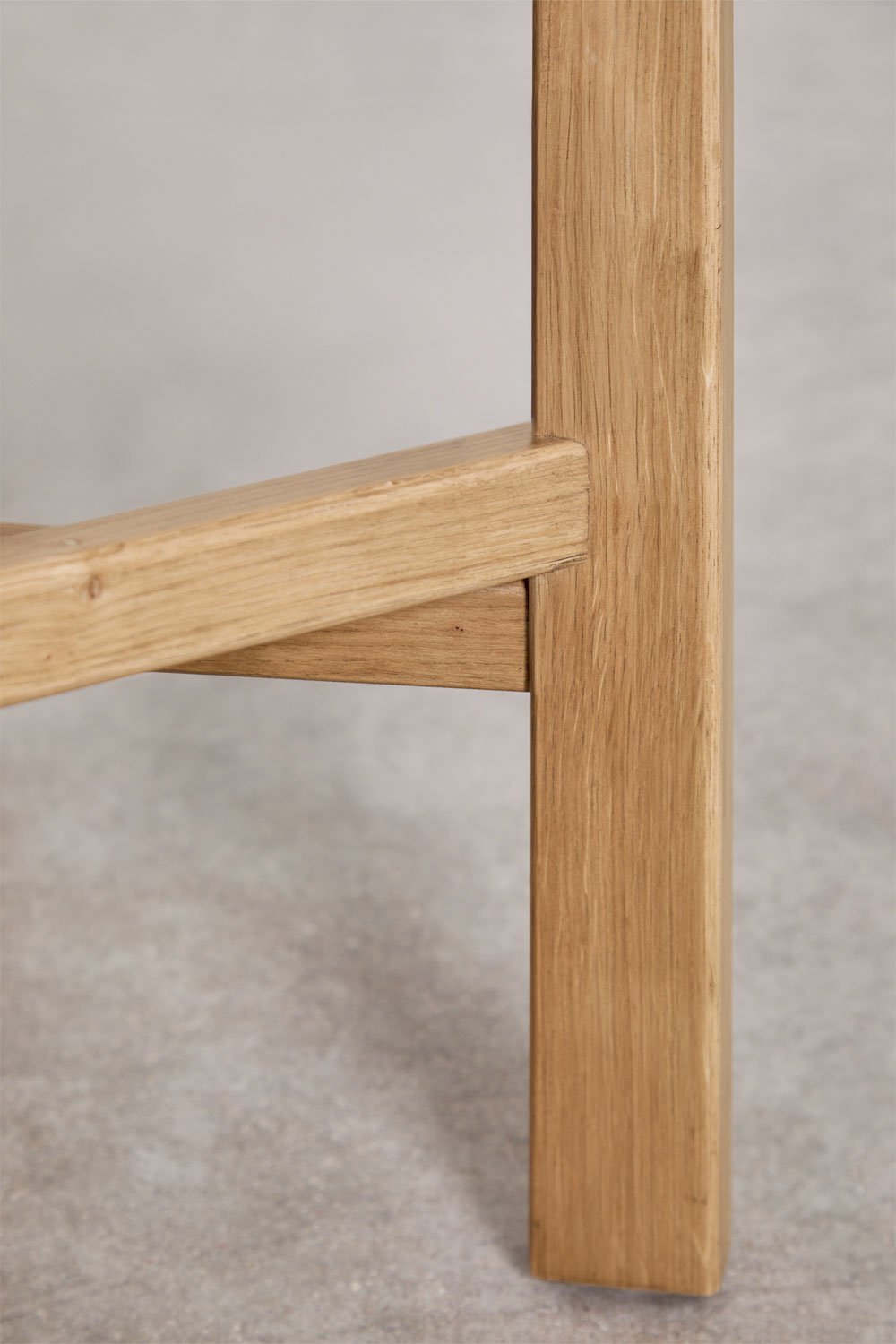 Tabouret haut en bois de chêne et revêtement Manila, image de la galerie 8