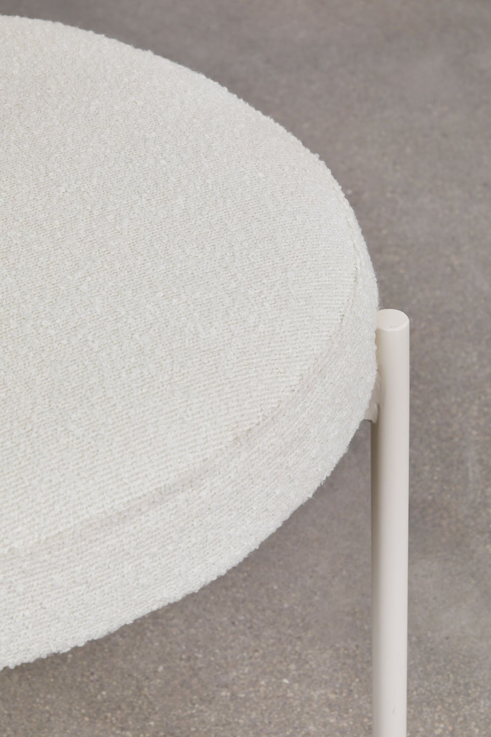 Chaise de salle à manger en tissu bouclé Brim, image de la galerie 7