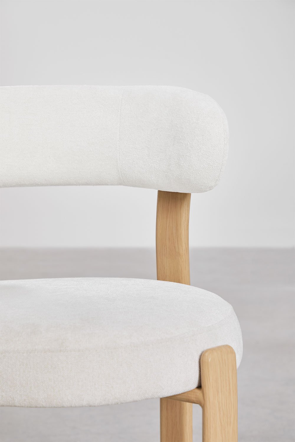 Pack de 2 chaises de salle à manger rembourrées et en fer Jolie, image de la galerie 8