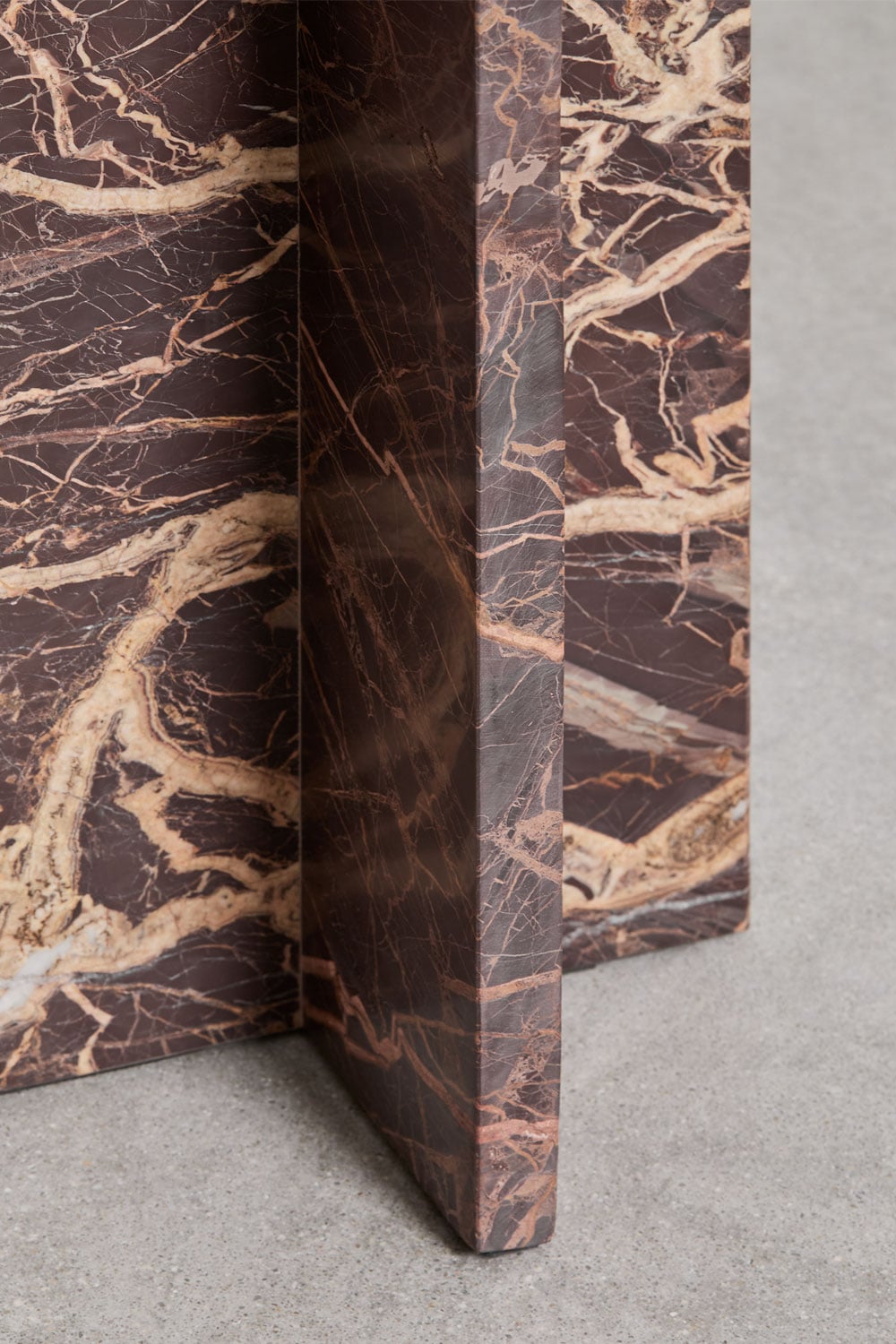 Lot de 2 tables de chevet rondes Ø30 cm en marbre Graham, image de la galerie 6