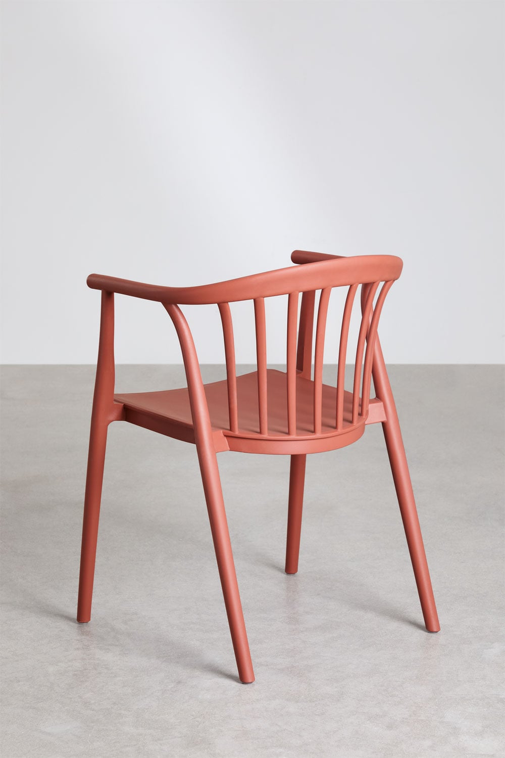 Pack de 2 chaises de jardin empilables avec accoudoirs en polypropylène Ivor, image de la galerie 4