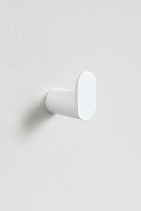 Cintre de salle de bain en acier inoxydable Alameda - Blanc