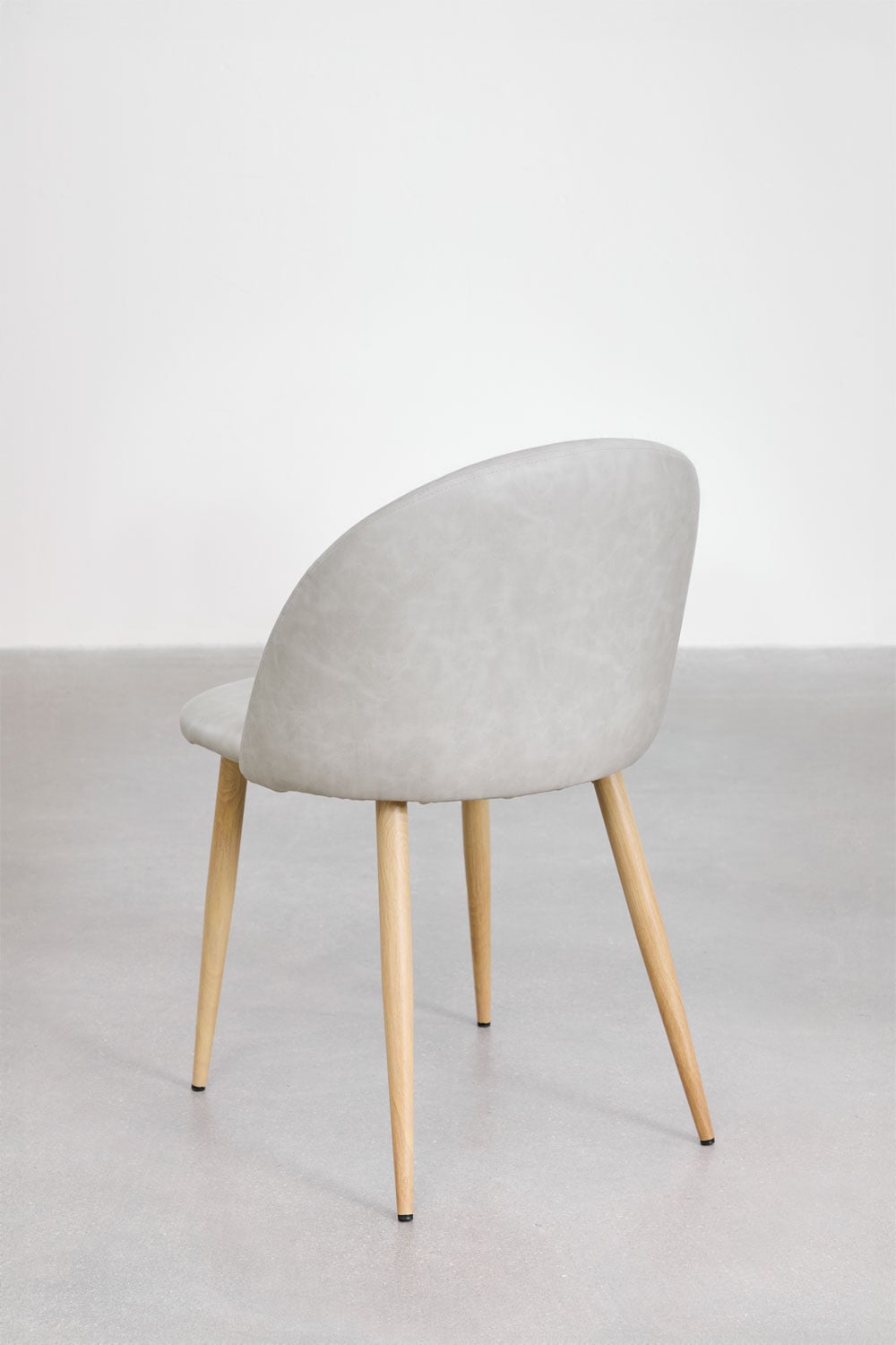 Pack de 2 chaises de salle à manger rembourrées en similicuir Kana, image de la galerie 3