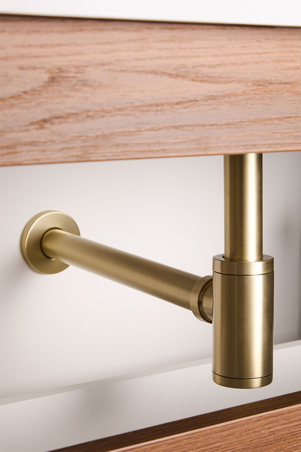 Ensemble de siphon d'évier et robinet de vidange Bibur en inox pour évier Orveta type Click-Clack, image de la galerie 3