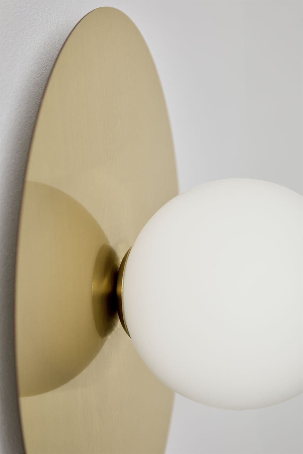 Applique de salle de bain en fer et verre Anine, image de la galerie 3