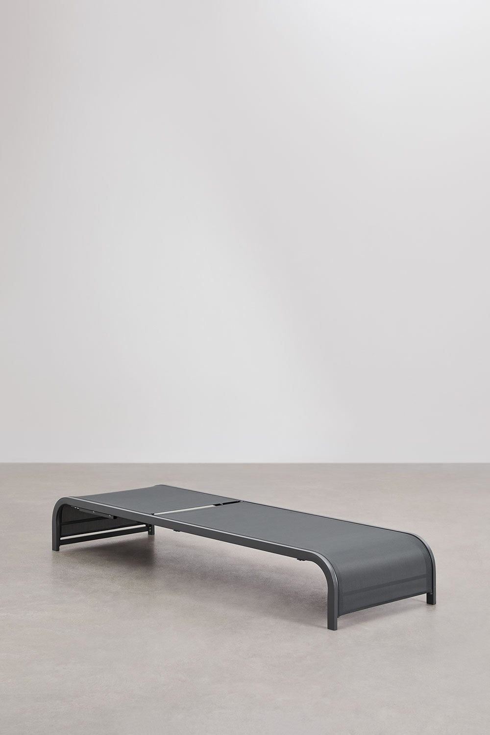 Set de 2 chaises longues inclinables et table d'appoint en acier Marietta, image de la galerie 5