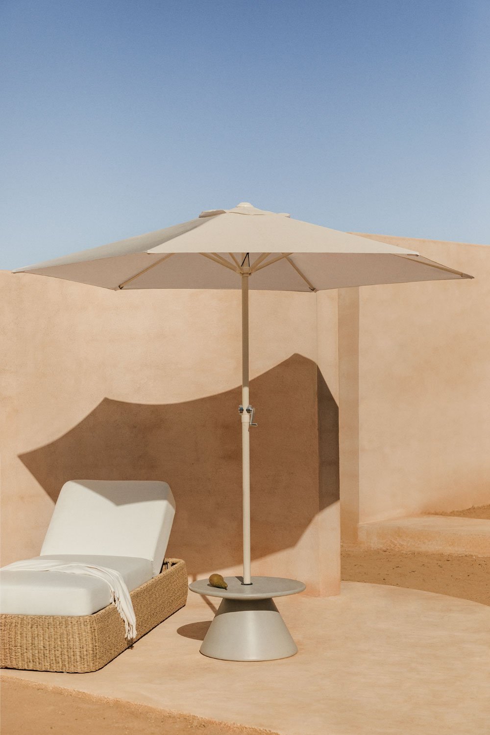 Parasol en tissu et aluminium (Ø235 cm) Jaden  , image de la galerie 1