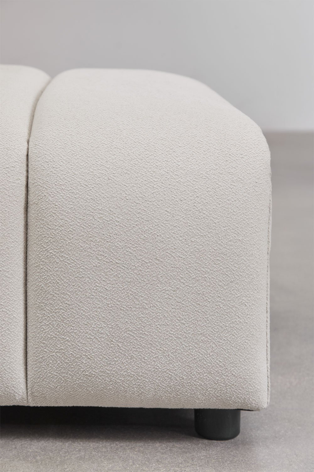 Puff en tela bouclé Eliot, image de la galerie 4