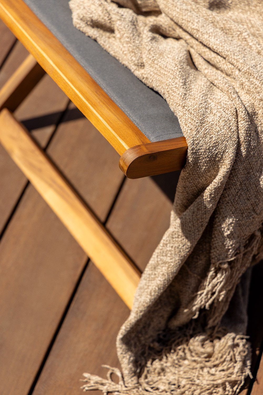 Pack de 2 hamacs pliants avec coussin en bois Kardis , image de la galerie 2