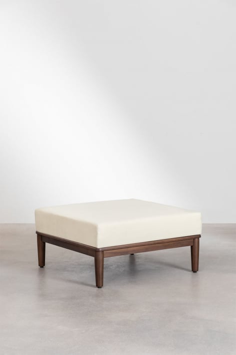 Pouf en acacia Giulia