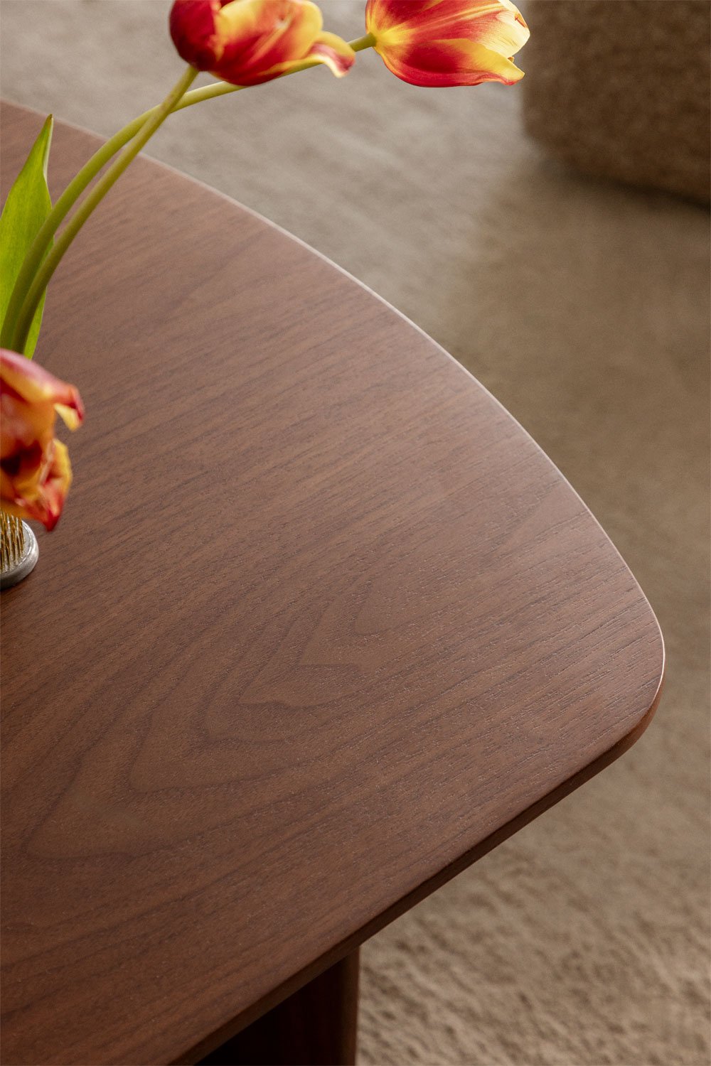 Table basse rectangulaire 120x60 cm en MDF Tuareg, image de la galerie 2