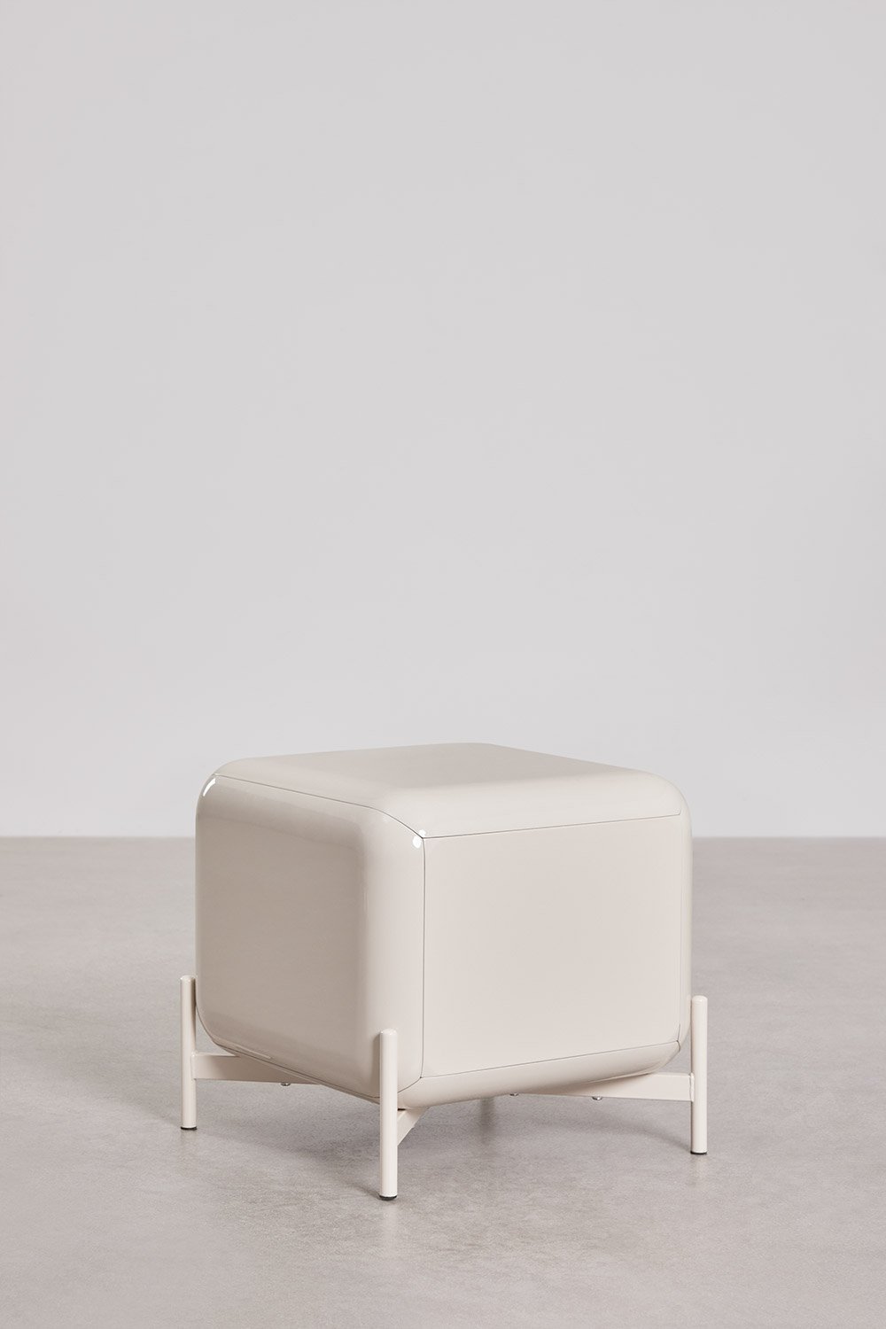 Lot de 2 tables de chevet 45x45 cm en MDF Alazne, image de la galerie 5