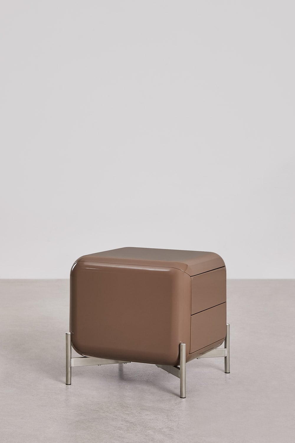 Pack de 2 tables de chevet carrées 45x45 cm en MDF Alazne, image de la galerie 4