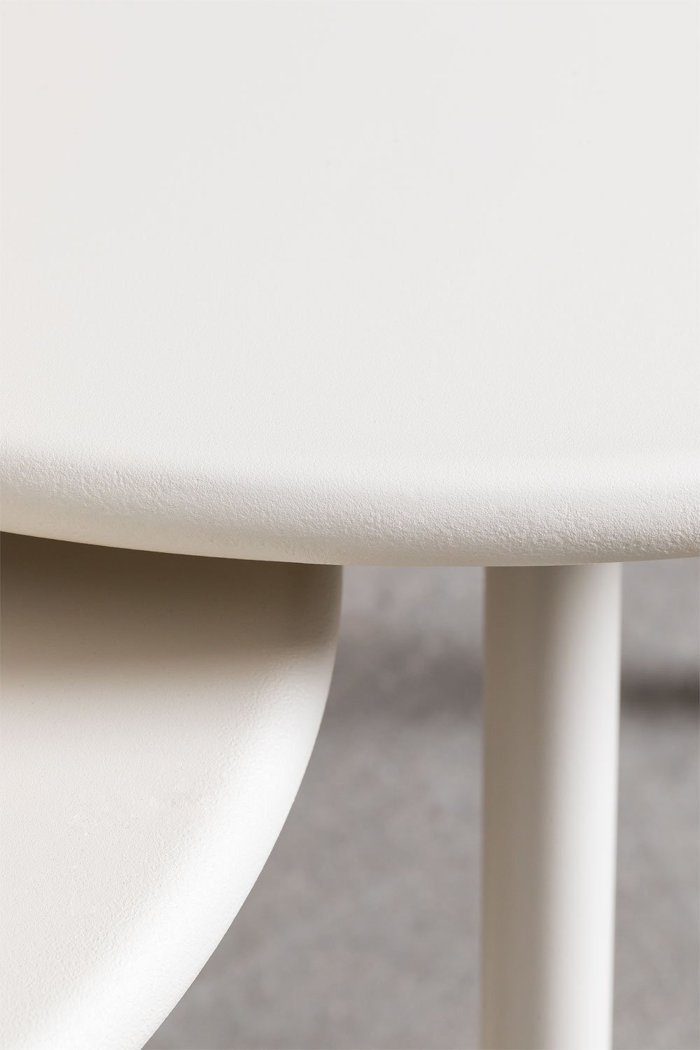 Set de 2 tables d'appoint de jardin en acier Aradina, image de la galerie 5