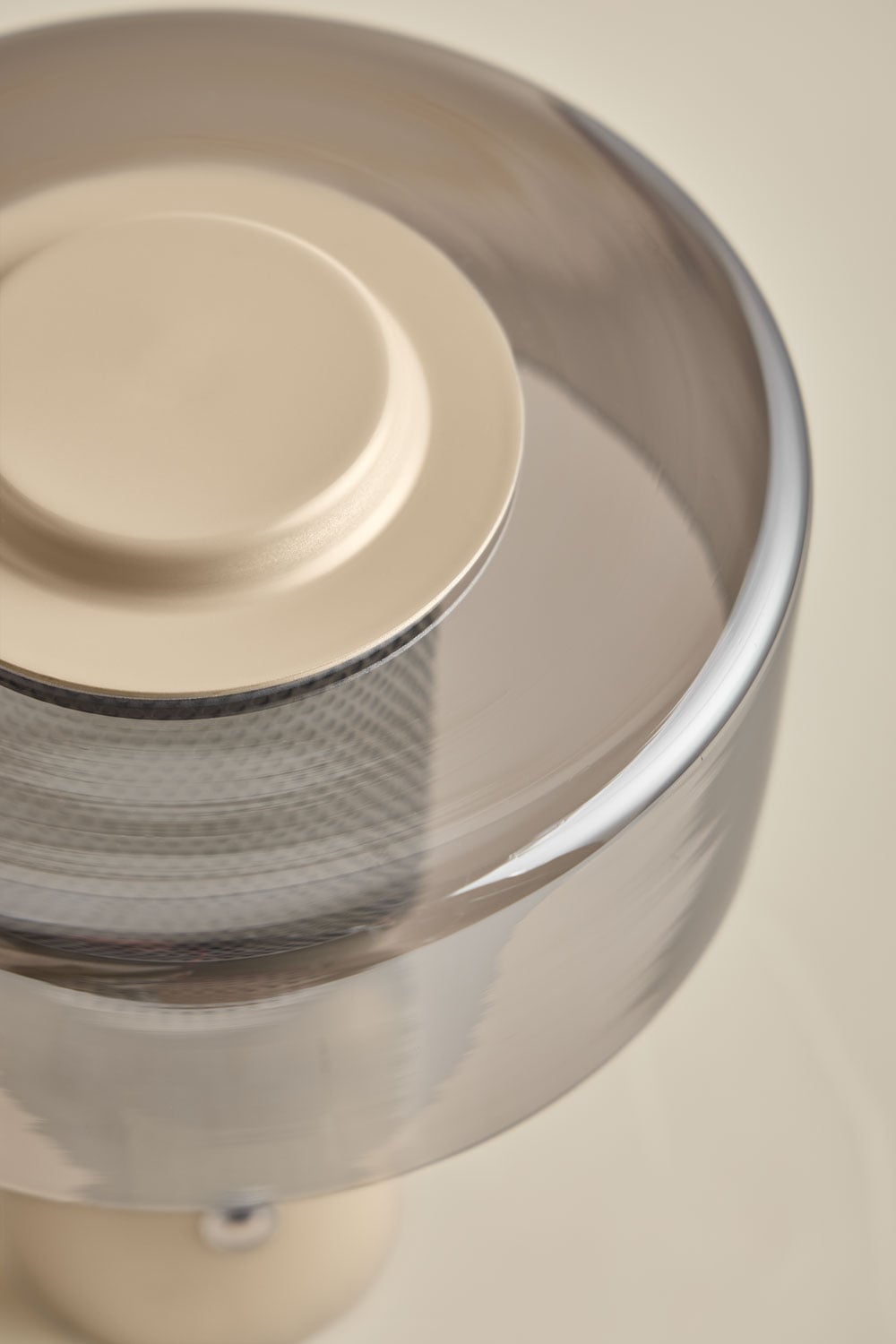 Lampe de table LED sans fil en cristal et fer Elfriede, image de la galerie 3