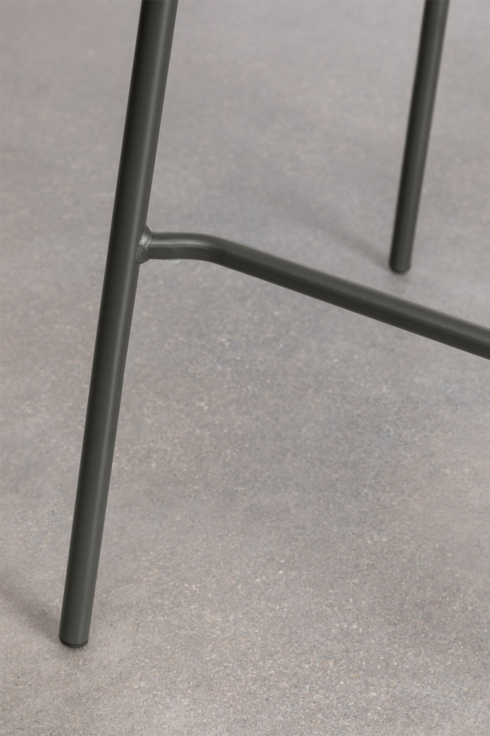 Tabouret Haut D'Extérieur Empilable Janti 75 Cm – Style Industriel En Acier Thermolaqué, Parfait Pour Terrasse, Jardin Ou Bar