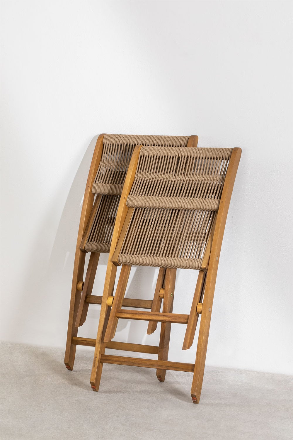 Ensemble table de jardin pliante classique Delawer et 2 chaises , image de la galerie 9