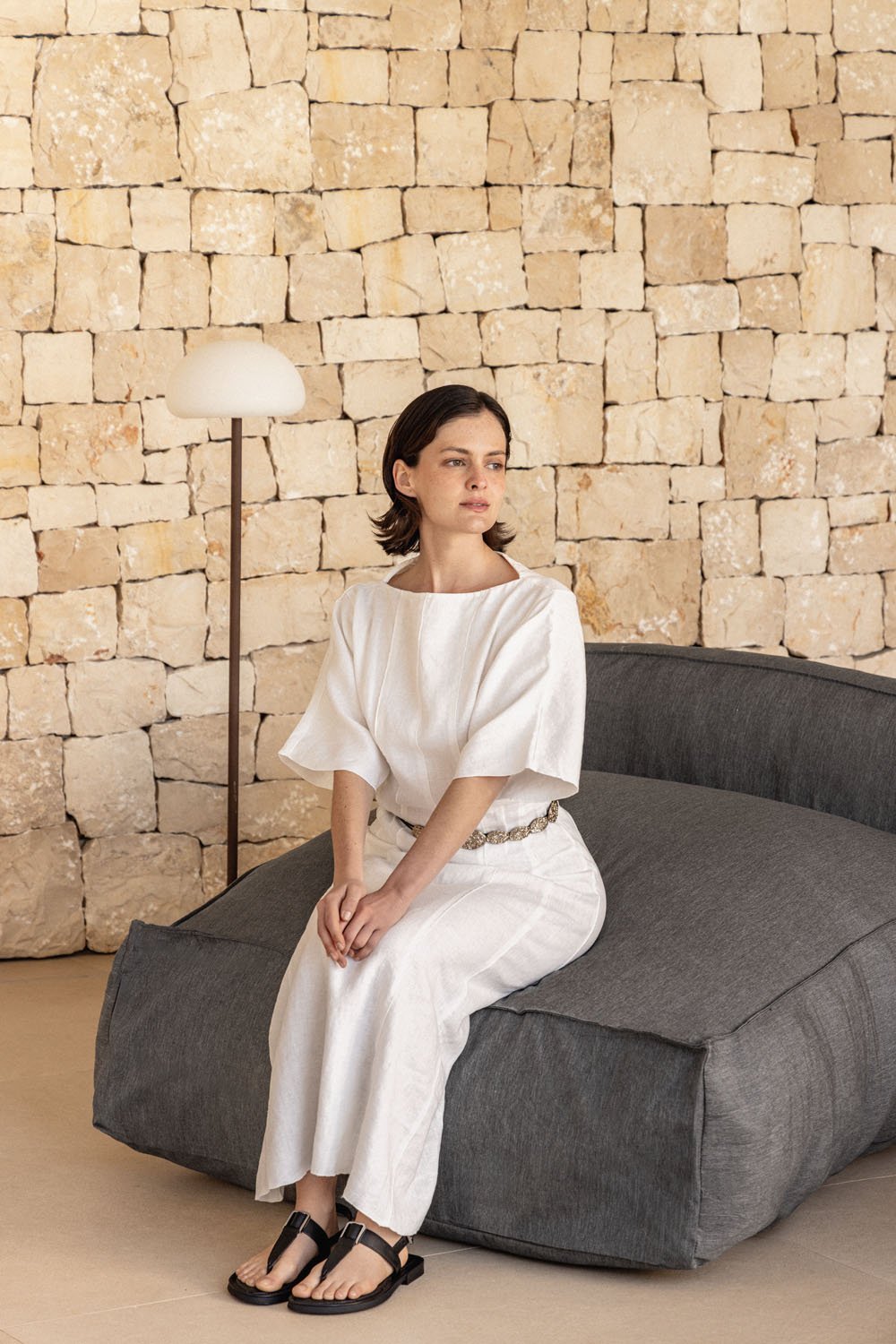 Fauteuil chaise longue de jardin en tissu Dojans, image de la galerie 2